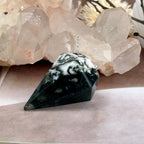 Green And White Crystal Pendulum