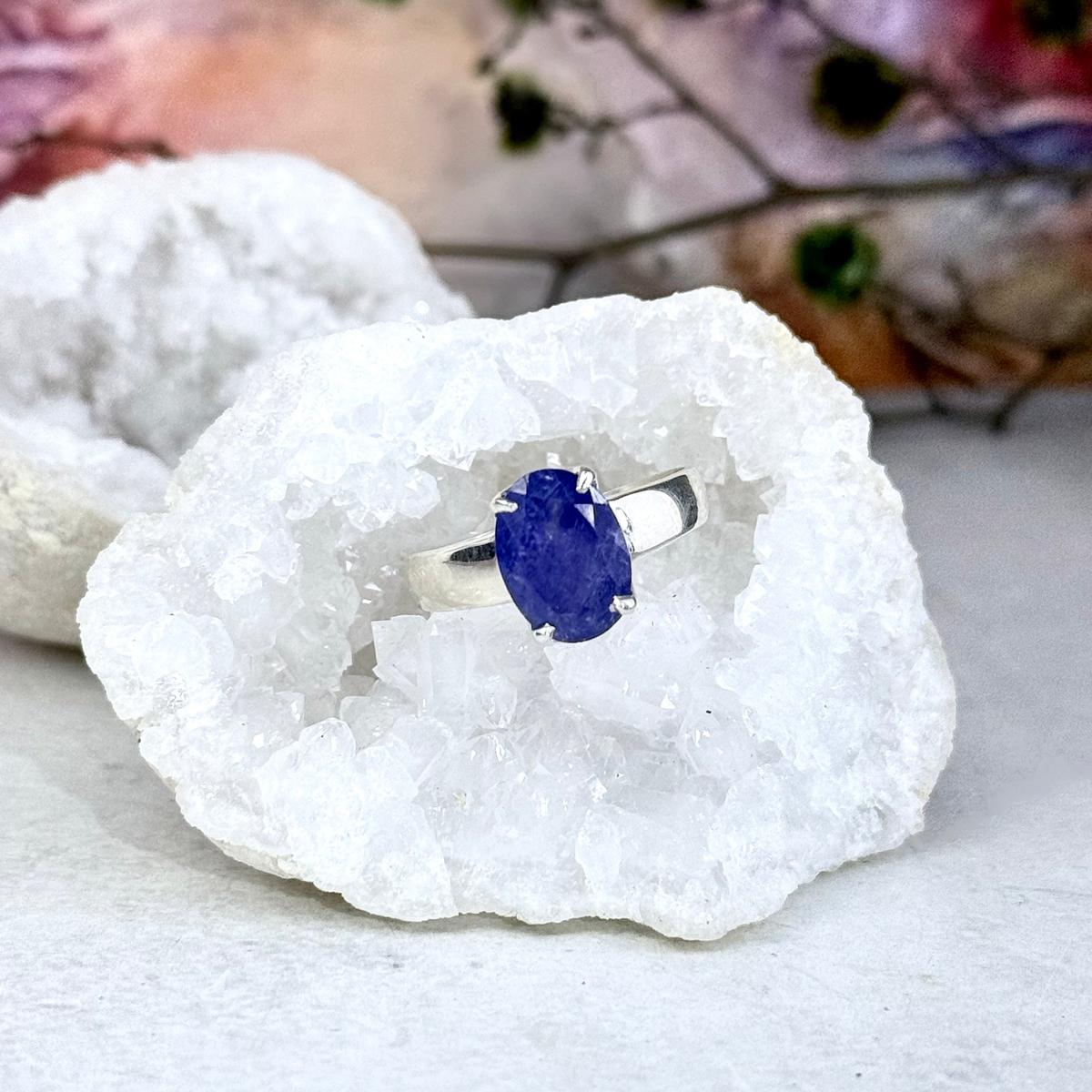 Tanzanite Sterling Silver Ring