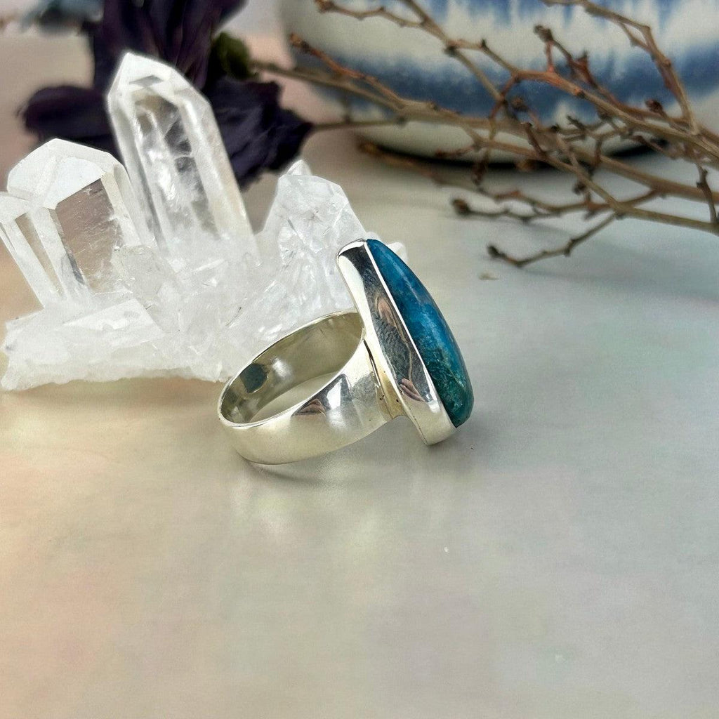 Apatite Pear Shaped Ring