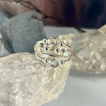 Contemporary Moonstone Ring