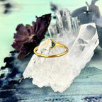Royal Gold Gemstone Ring
