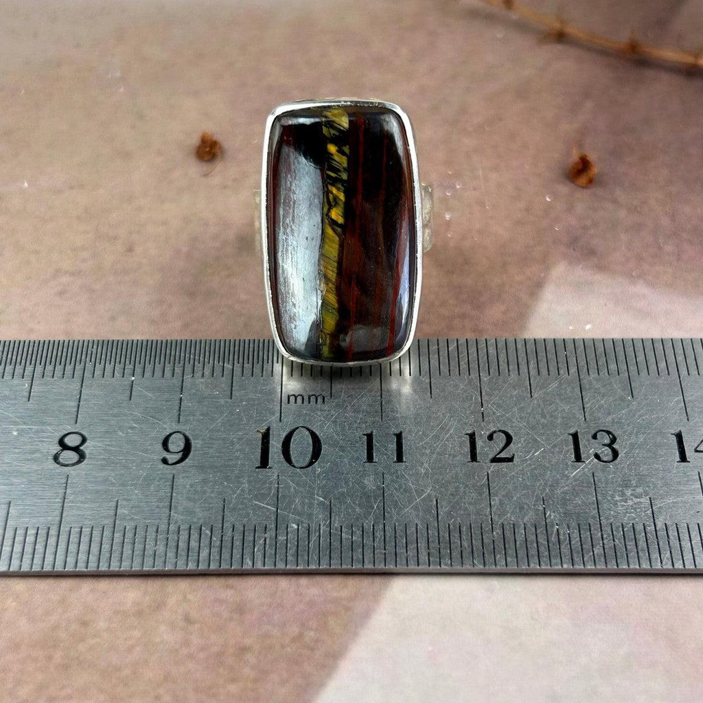 Iron Tiger Eye Ring