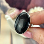 Black Crystal Ring