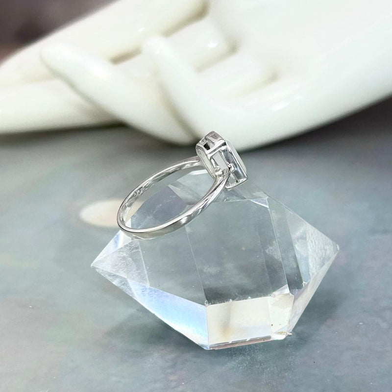 Assorted Gemstone Emerald Cut Ring