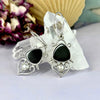 Art Nouveau Crystal Earrings