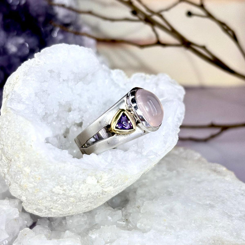 Amethyst And Rose Quartz Fine Jewellery