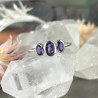 Amethyst Infinity Ring