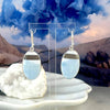 Owyhee Blue Opal Drop Earrings