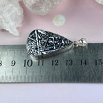 Patterned Sterling Silver Pendant