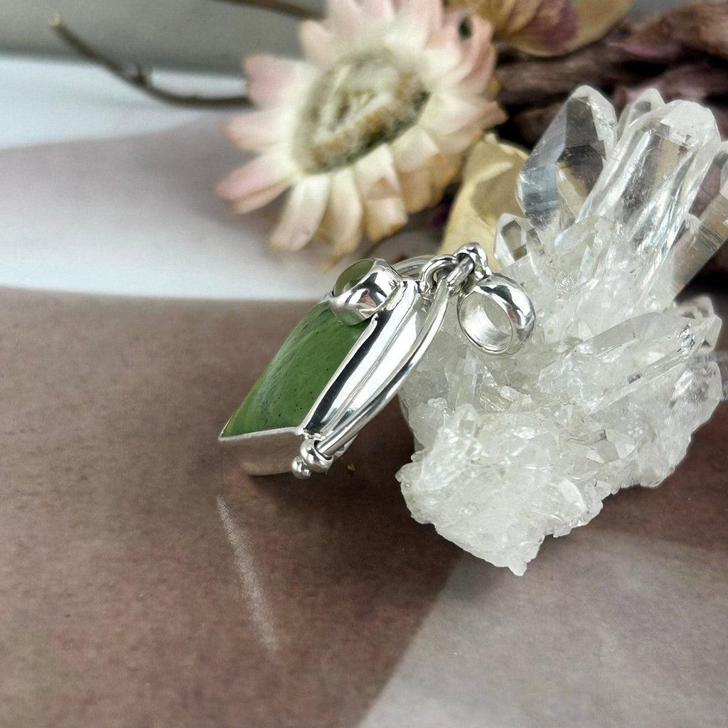 Jade Sterling Silver Pendant