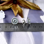Sterling Silver White Topaz Studs