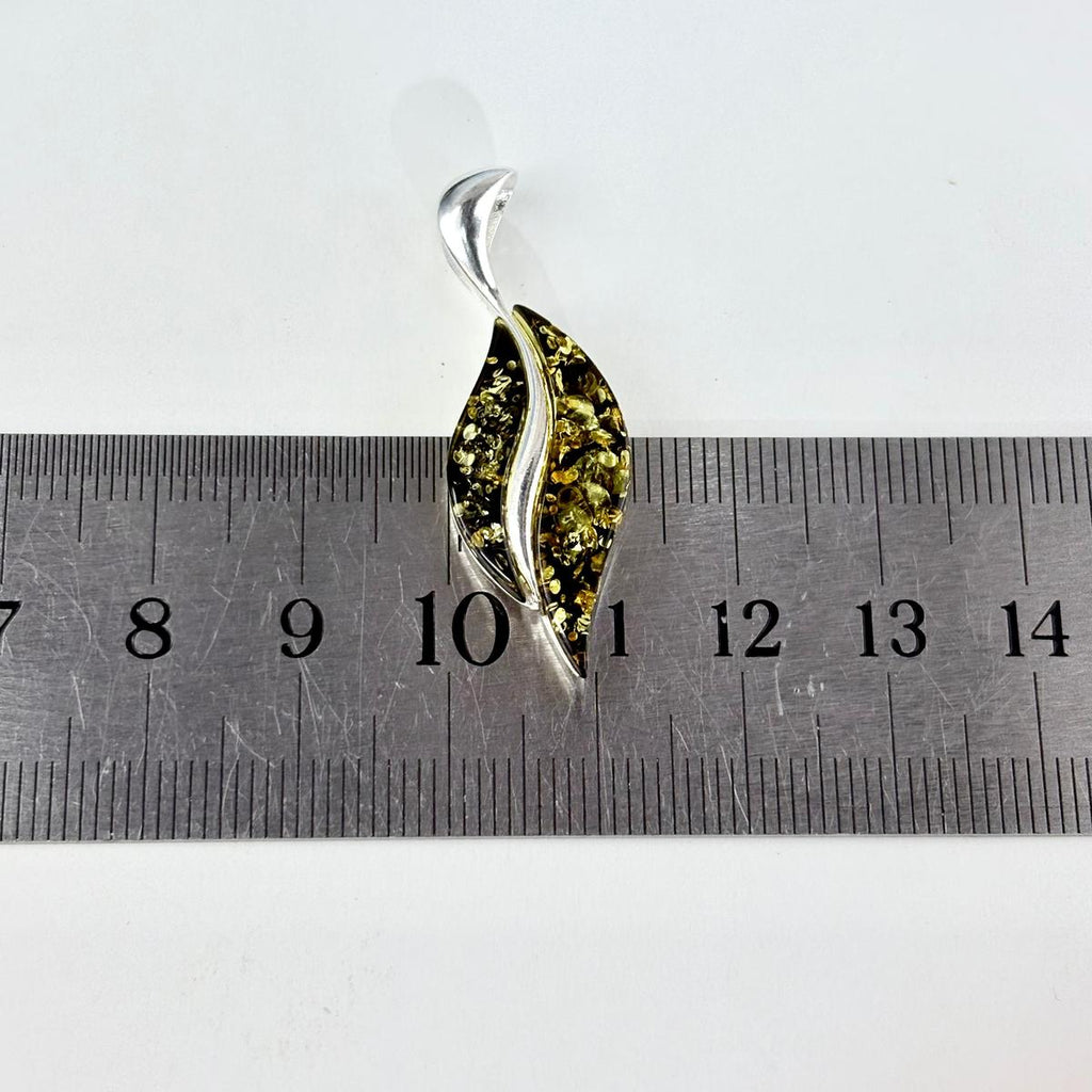 Contemporary Baltic Amber Pendant