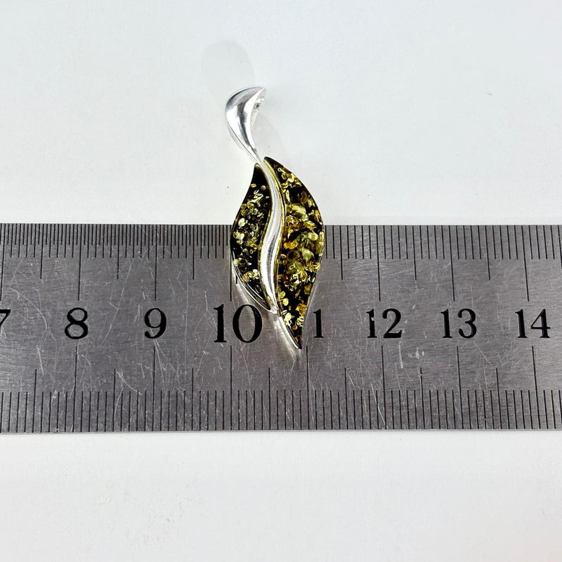 Contemporary Baltic Amber Pendant