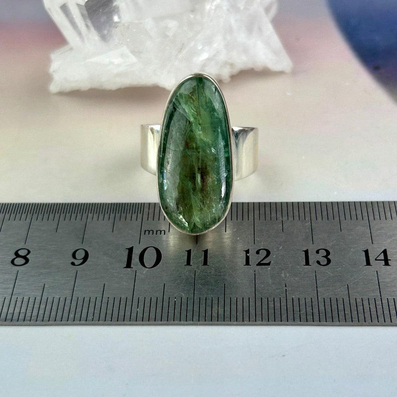 Medium Size Green Kyanite Ring