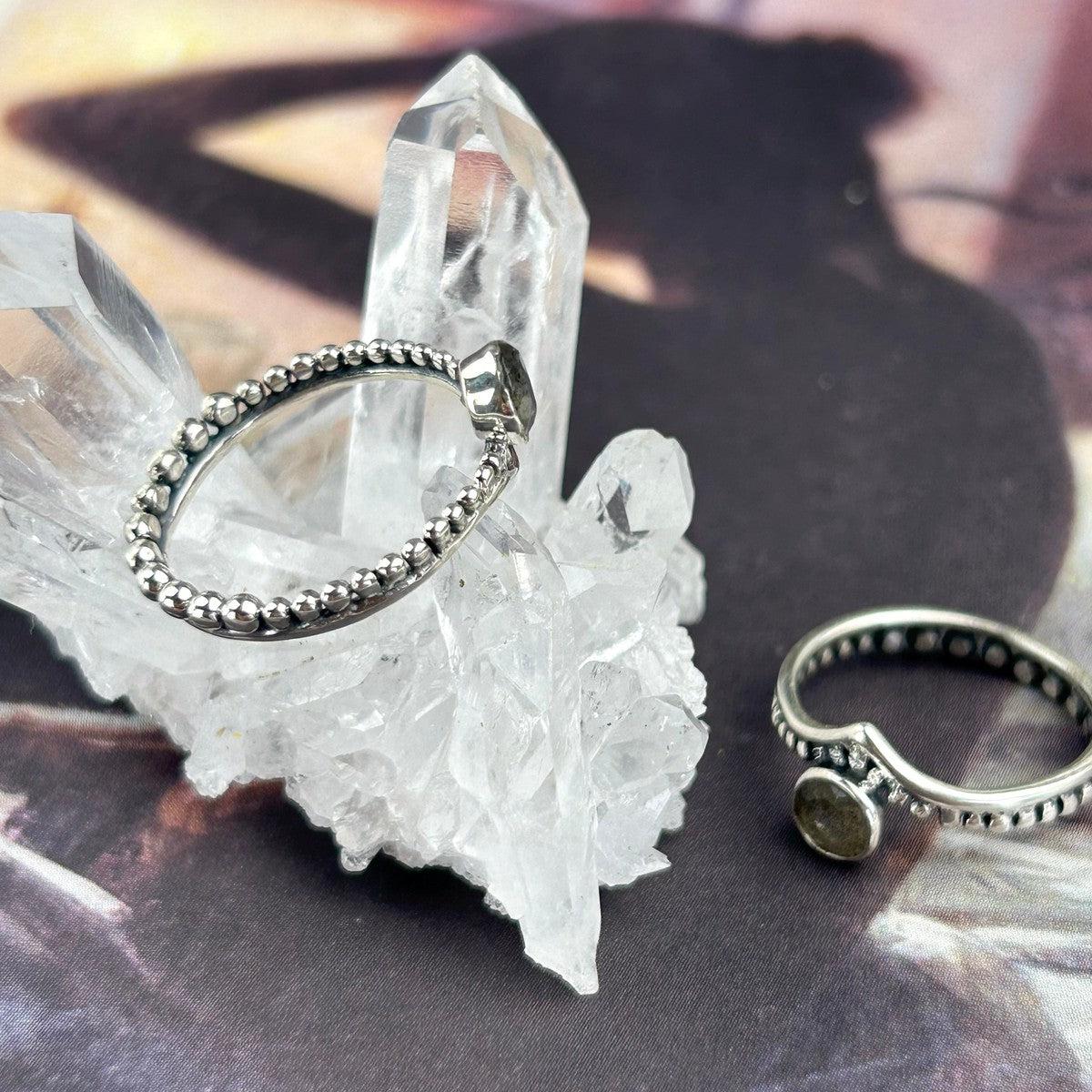 Ornate Labradorite Ring