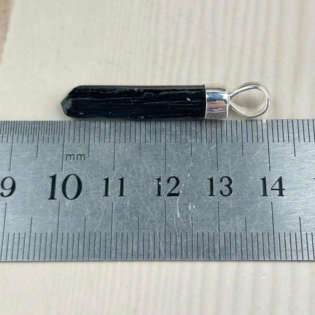 Genuine Black Tourmaline Pendant
