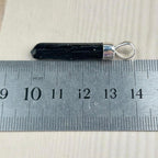 Genuine Black Tourmaline Pendant