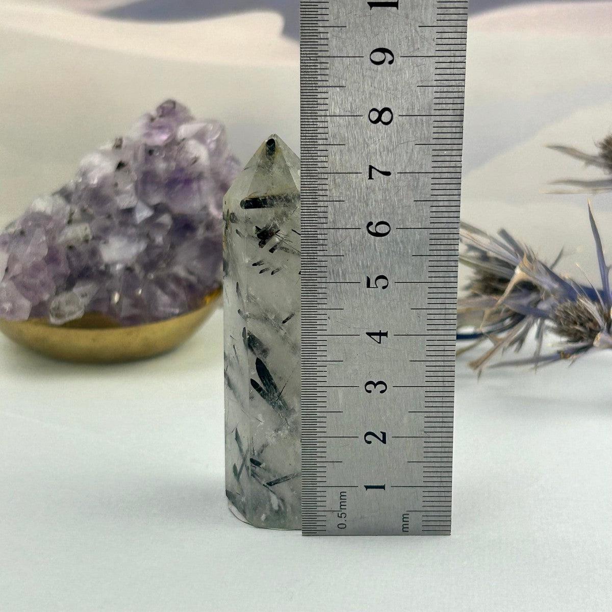 Tourmalated Quartz Crystal Points