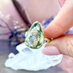 Prasiolite Gemstone Ring