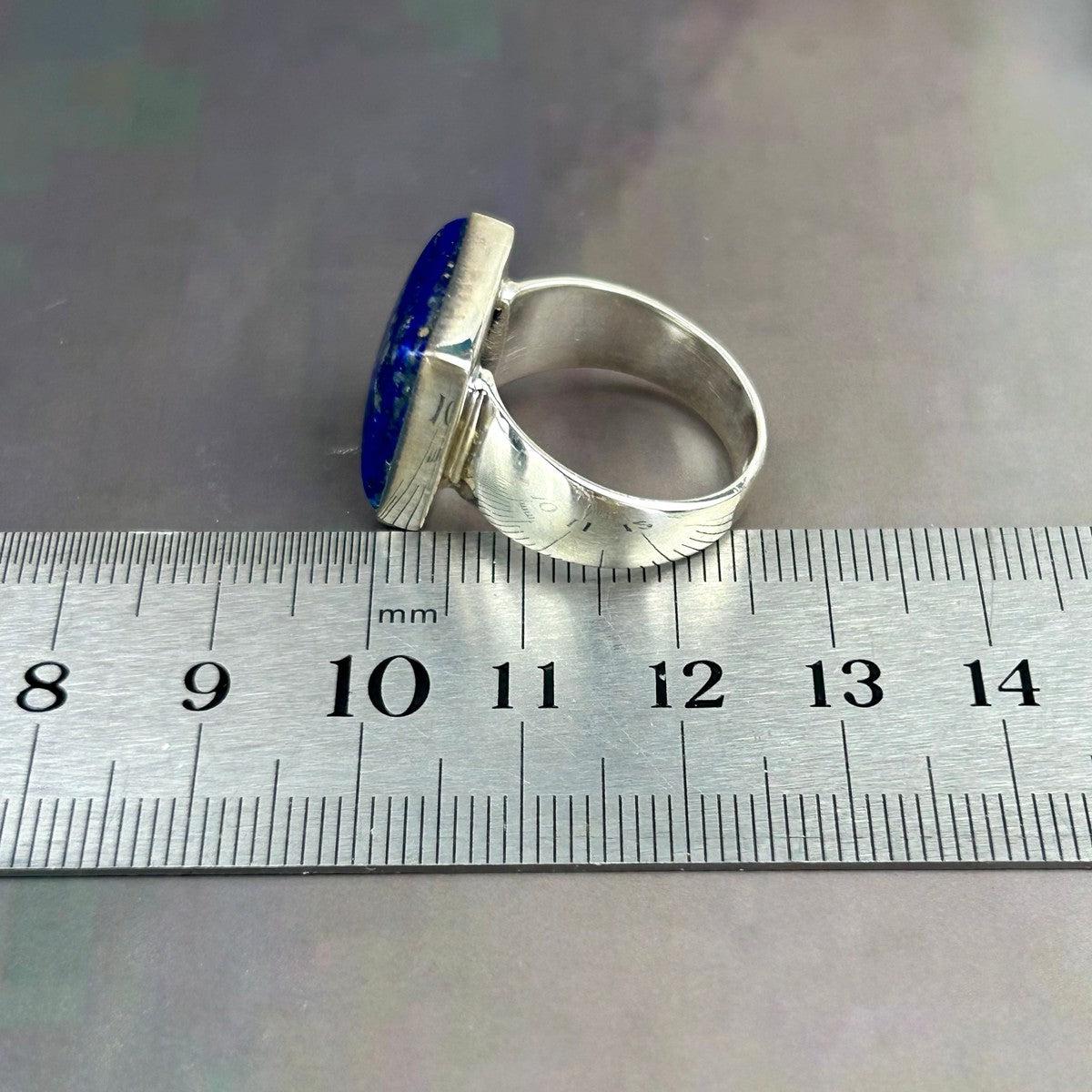 Lapis Lazuli Modern Style Ring