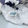 Freeform Aquamarine Crystal Pendant