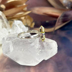 Lemon Quartz Crystal Wand Ring