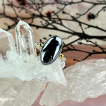 Elongated Oval Stone Ring
