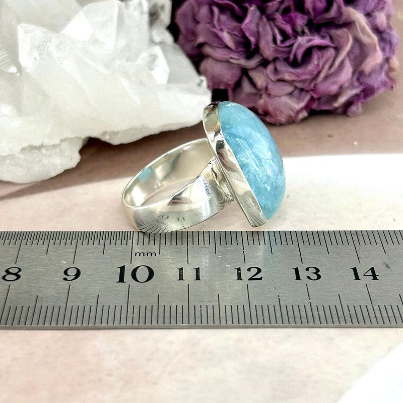 Bold Aquamarine Ring