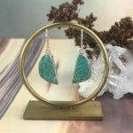Soft Green Crystal Earrings