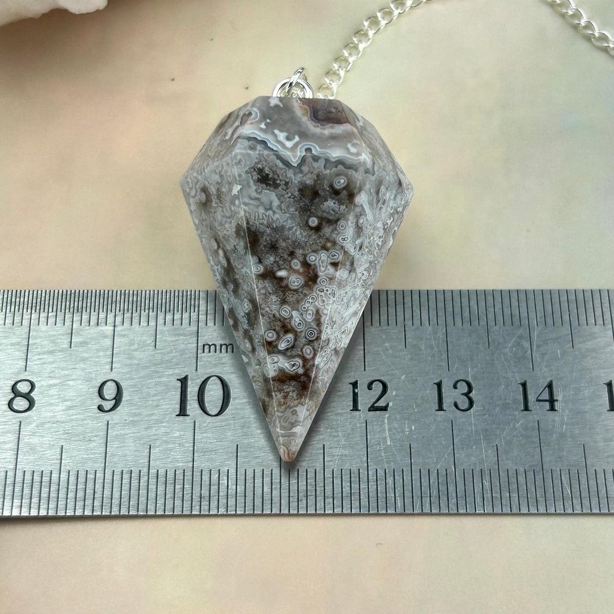 Crazy Lace Agate Crystal Point
