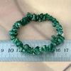 Green Aventurine Chip Bead Crystal Bracelet