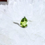 Assorted Gemstone Teardrop Cut Wave Ring