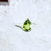 Assorted Gemstone Teardrop Cut Wave Ring