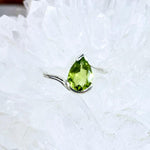 Assorted Gemstone Teardrop Cut Wave Ring