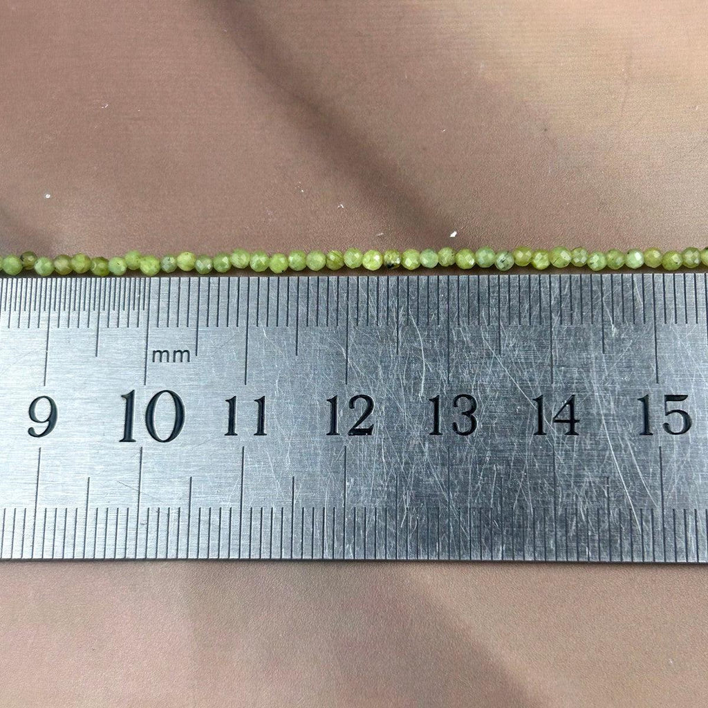 Pale Green Crystal Beads
