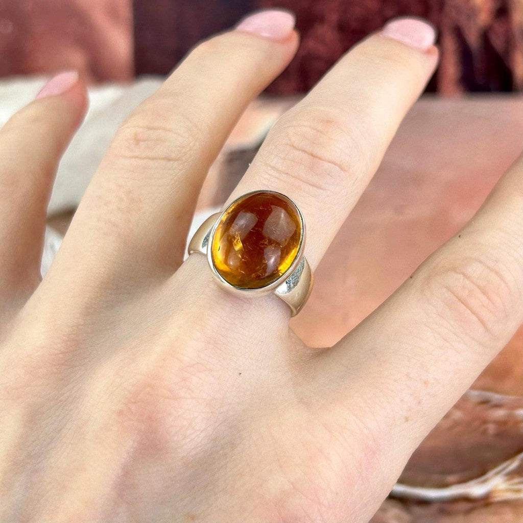 Size N Citrine Ring