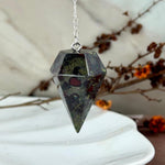 Red And Green Crystal Pendulum