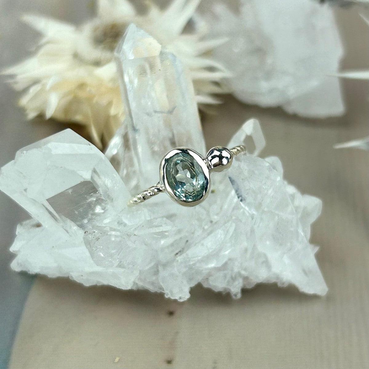 Classic Blue Topaz Ring