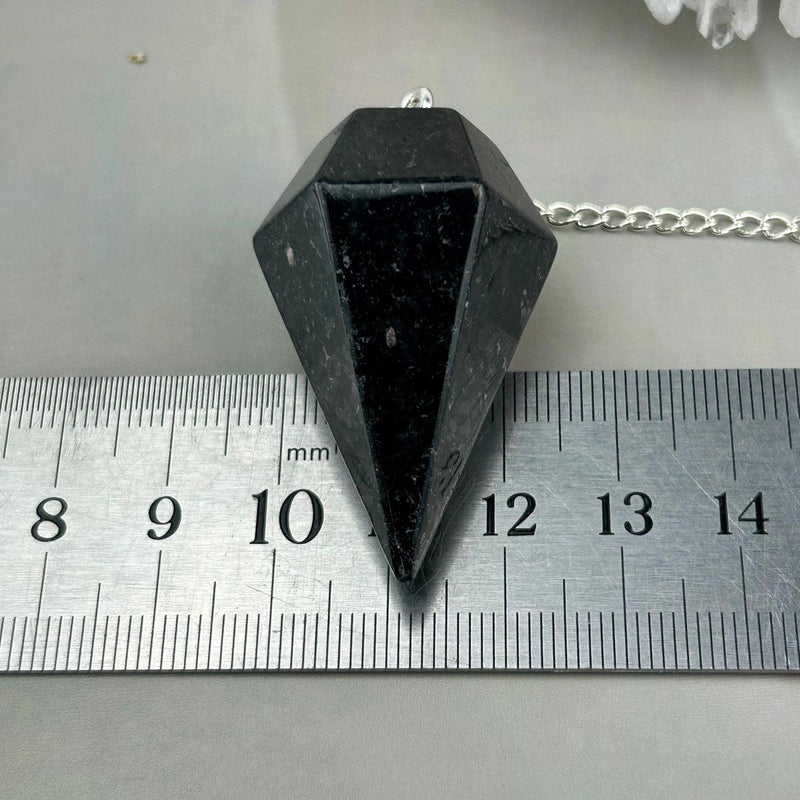 Black Diamond Crystal Pendulum