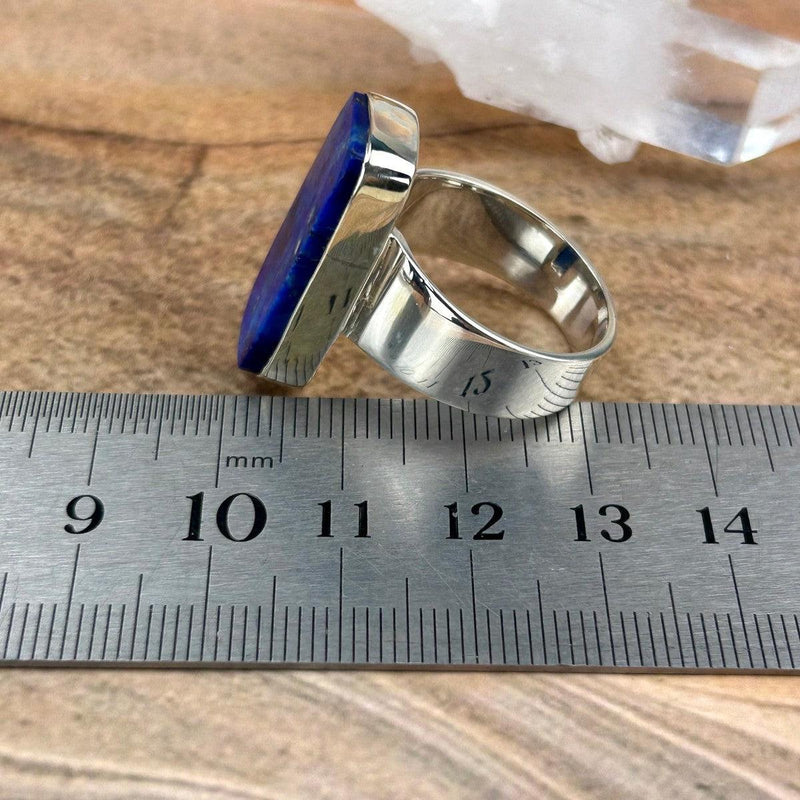Lapis Crystal Large Ring