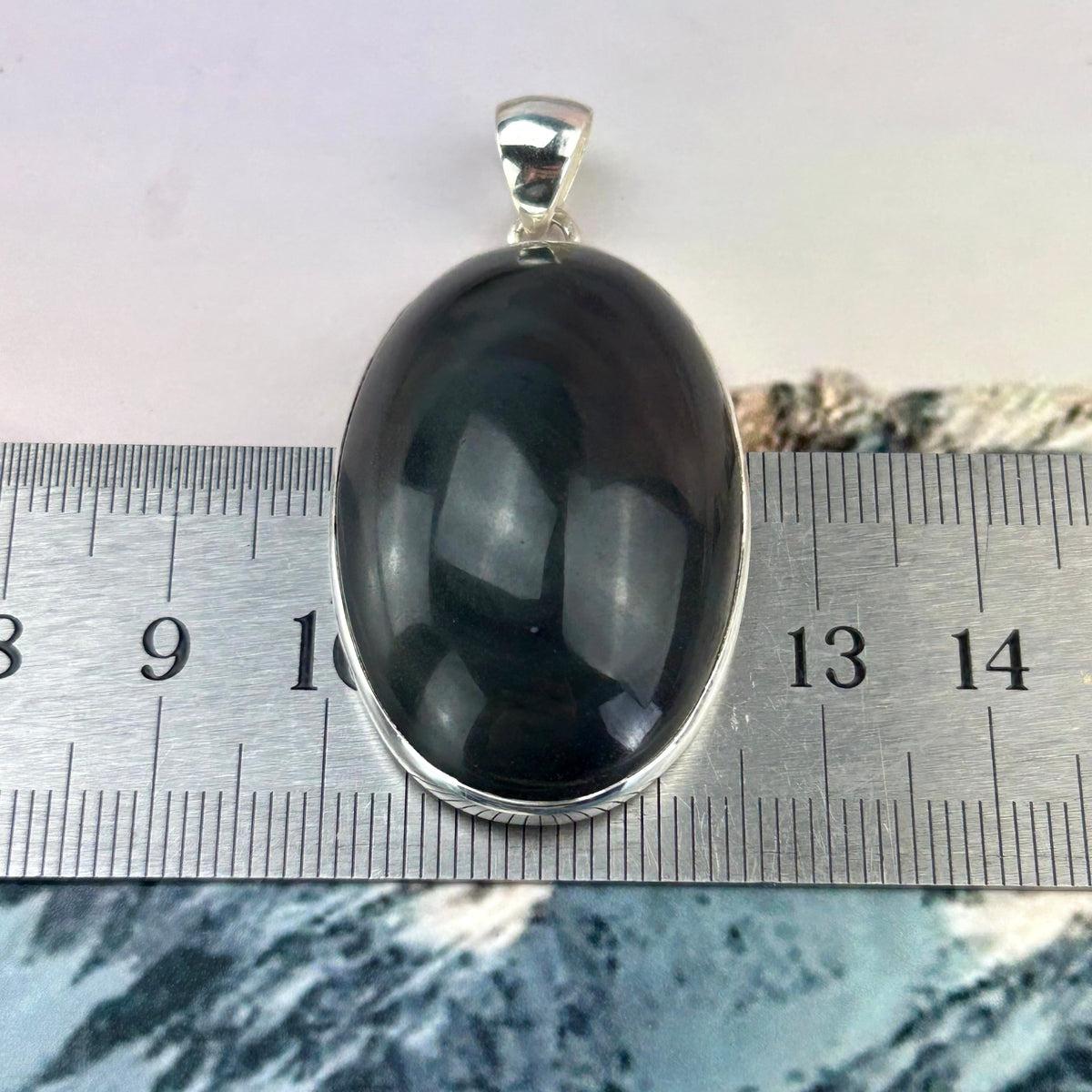 Rainbow Obsidian In Sterling Silver