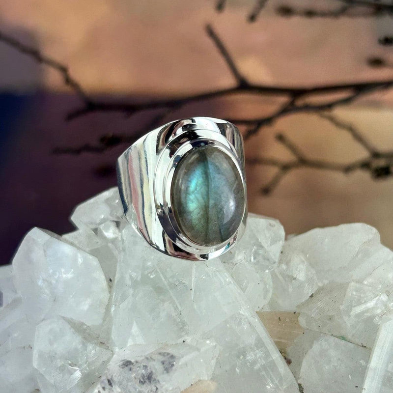 Labradorite Sterling Silver Ring