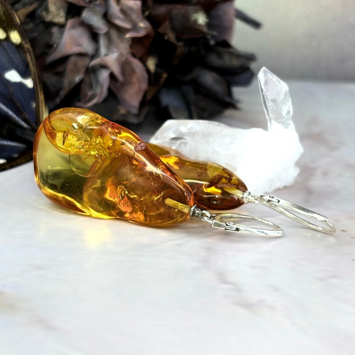 Genuine Amber Silver Jewellery