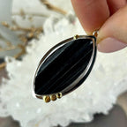 Black Tourmaline Raw Assorted Shape Pendants