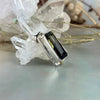 Smokey Lemon Quartz with Phantom Inclusions Rectangle Ornate Pendants