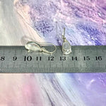 Teardrop Cut Moonstone Earrings