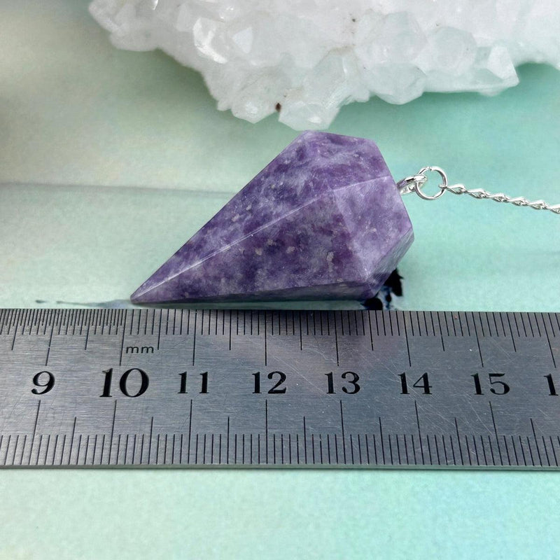 Pale Purple Crystal Pendulum