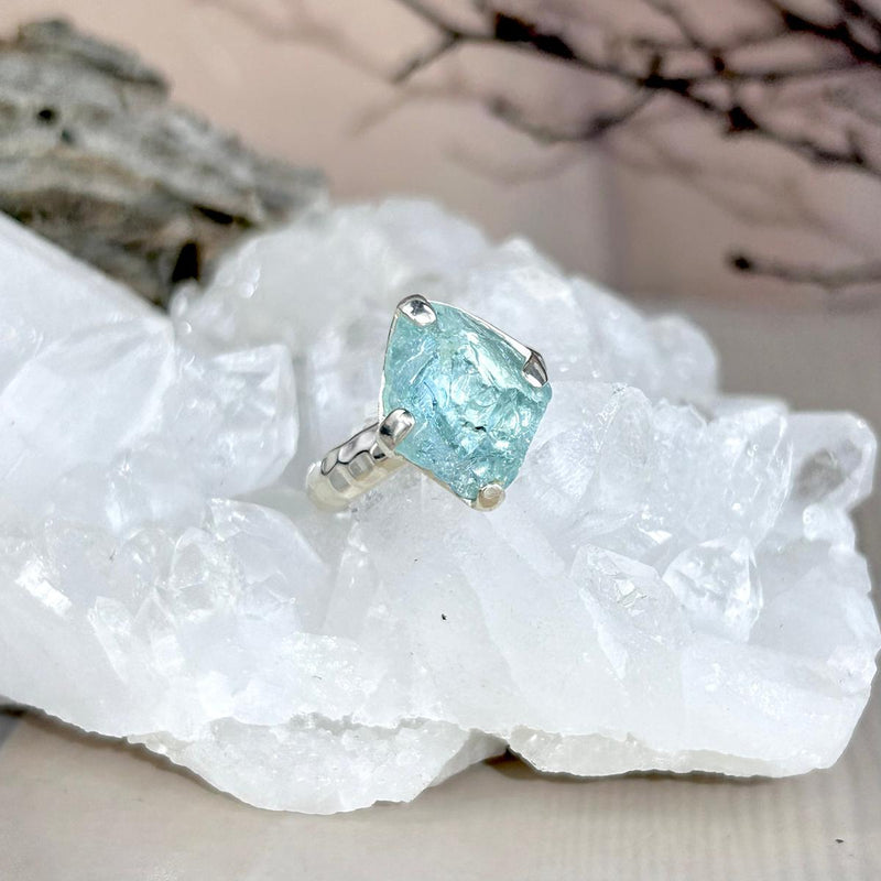High Grade Aquamarine Ring