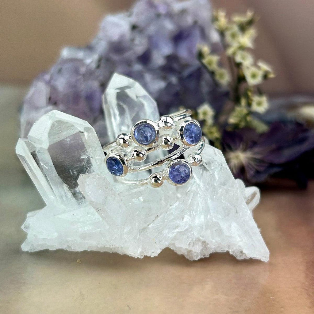 Contemporary Tanzanite Ring