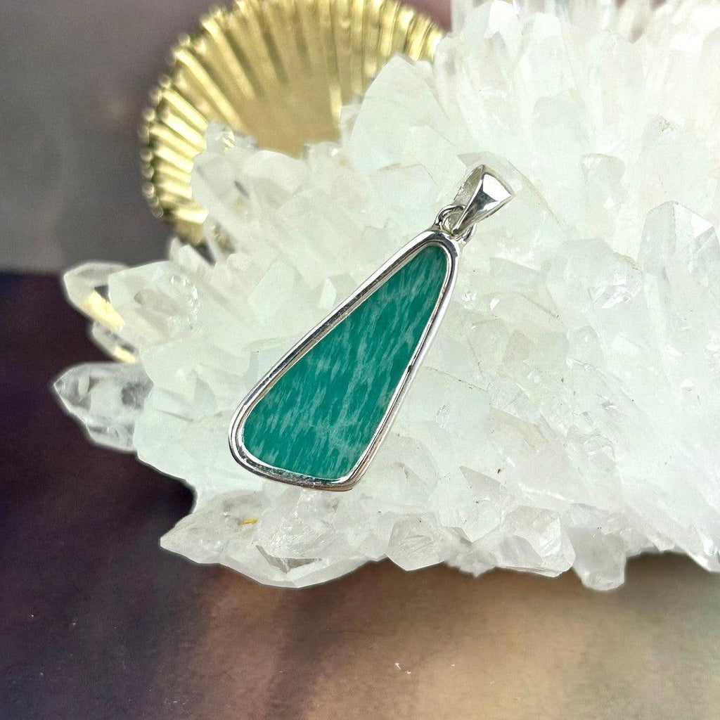 Amazonite Drop Necklace